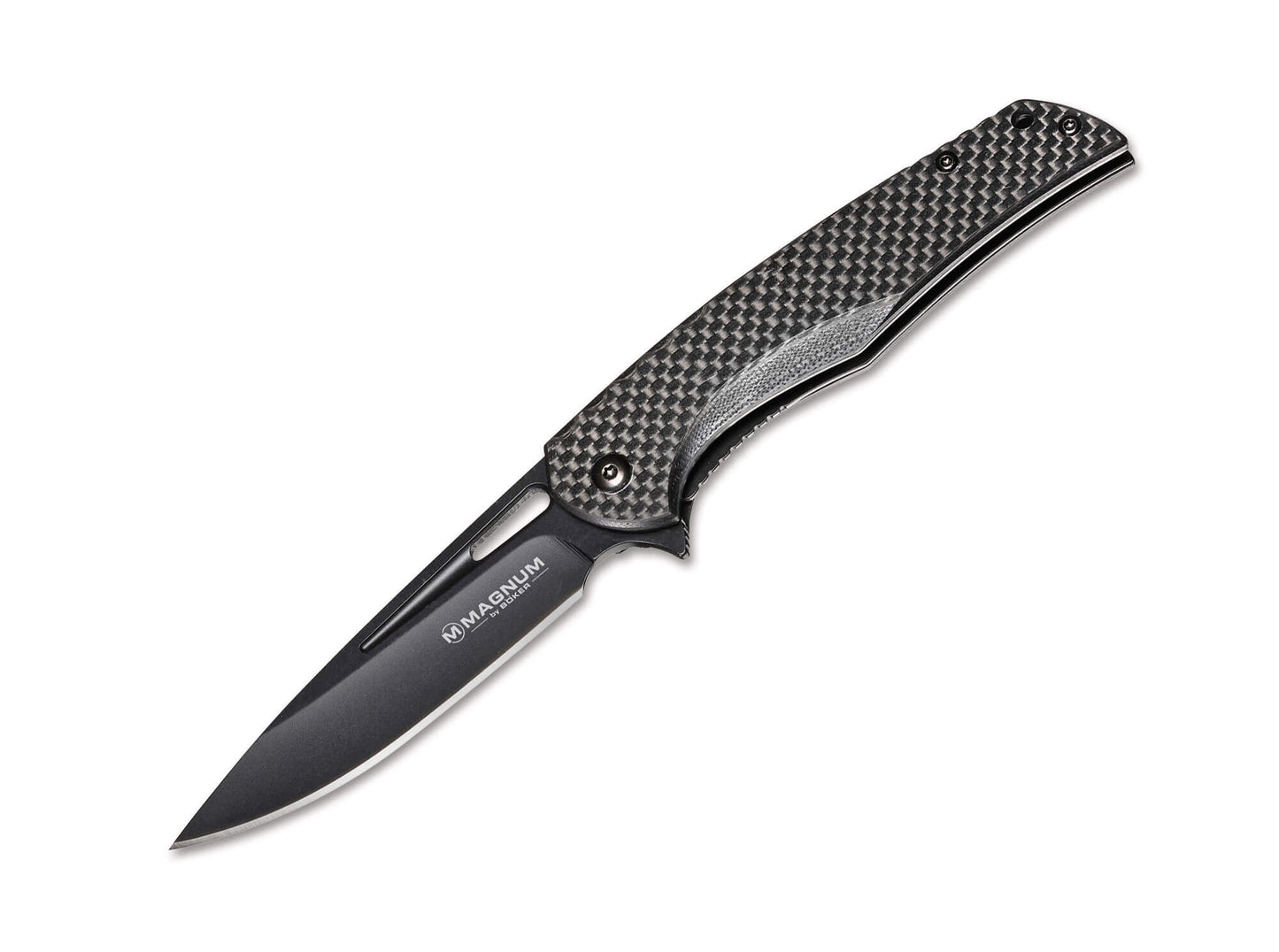 Couteau pliant Black Carbon - Boker magnum-T.A DEFENSE