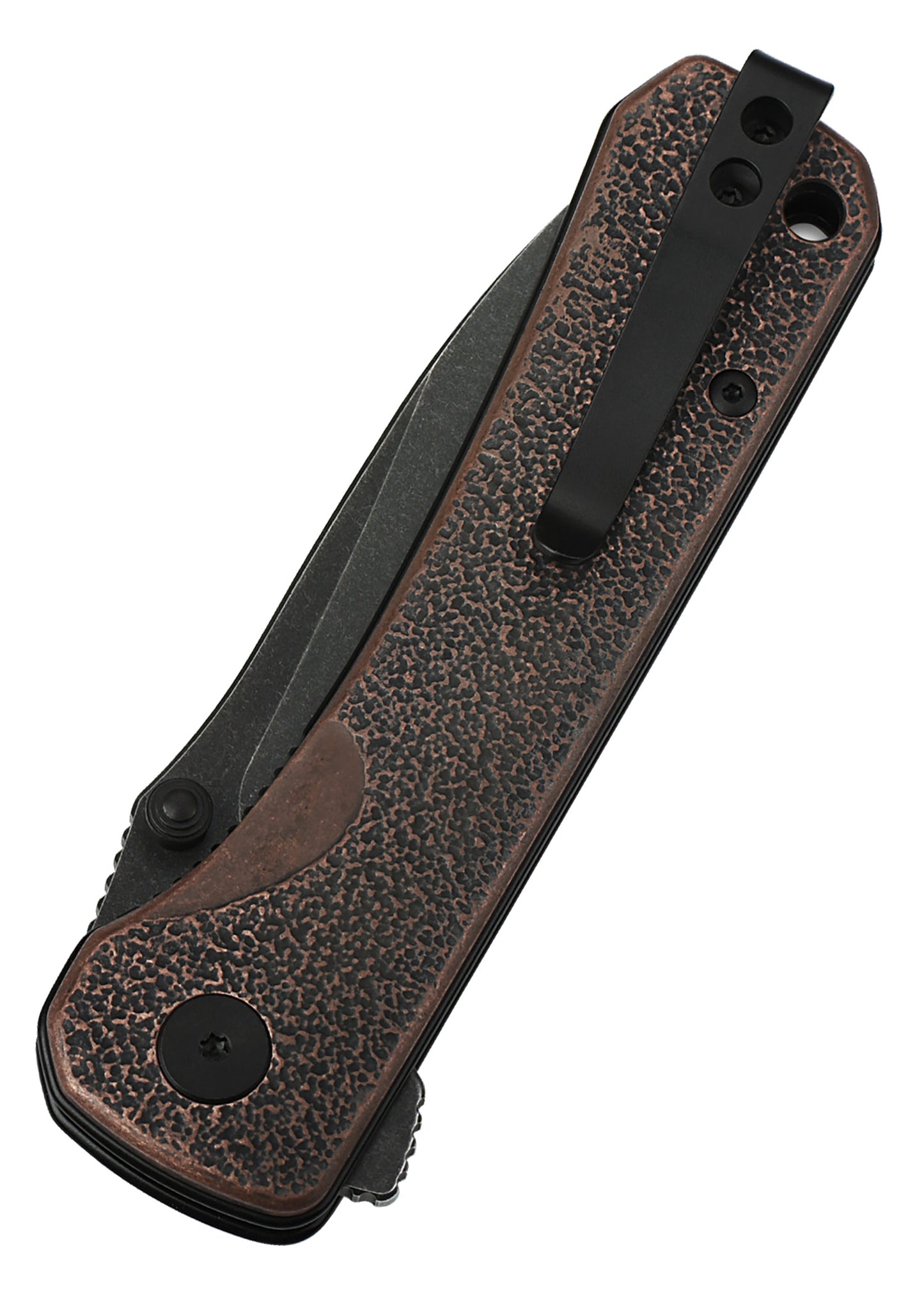 Couteau pliant Hawk black stonewashed - QSP-T.A DEFENSE