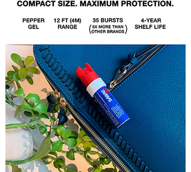 Spray au poivre Pepper Gel USA - SABRE RED-T.A DEFENSE