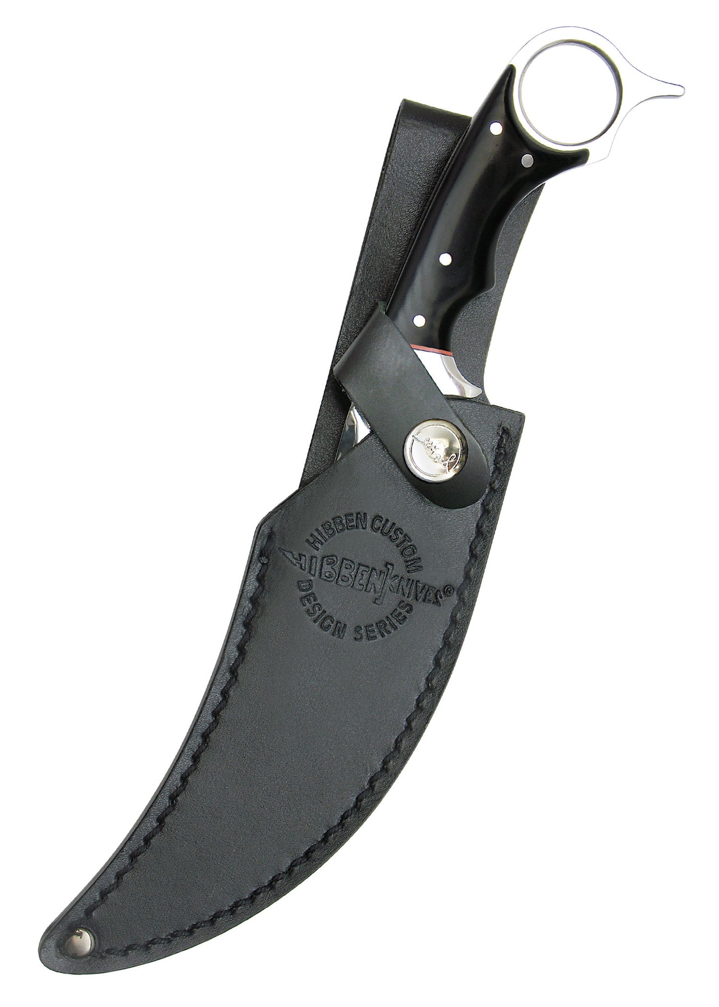 Couteau trailing point (Karambit recurve) Black Micarta - United Cutlery-T.A DEFENSE