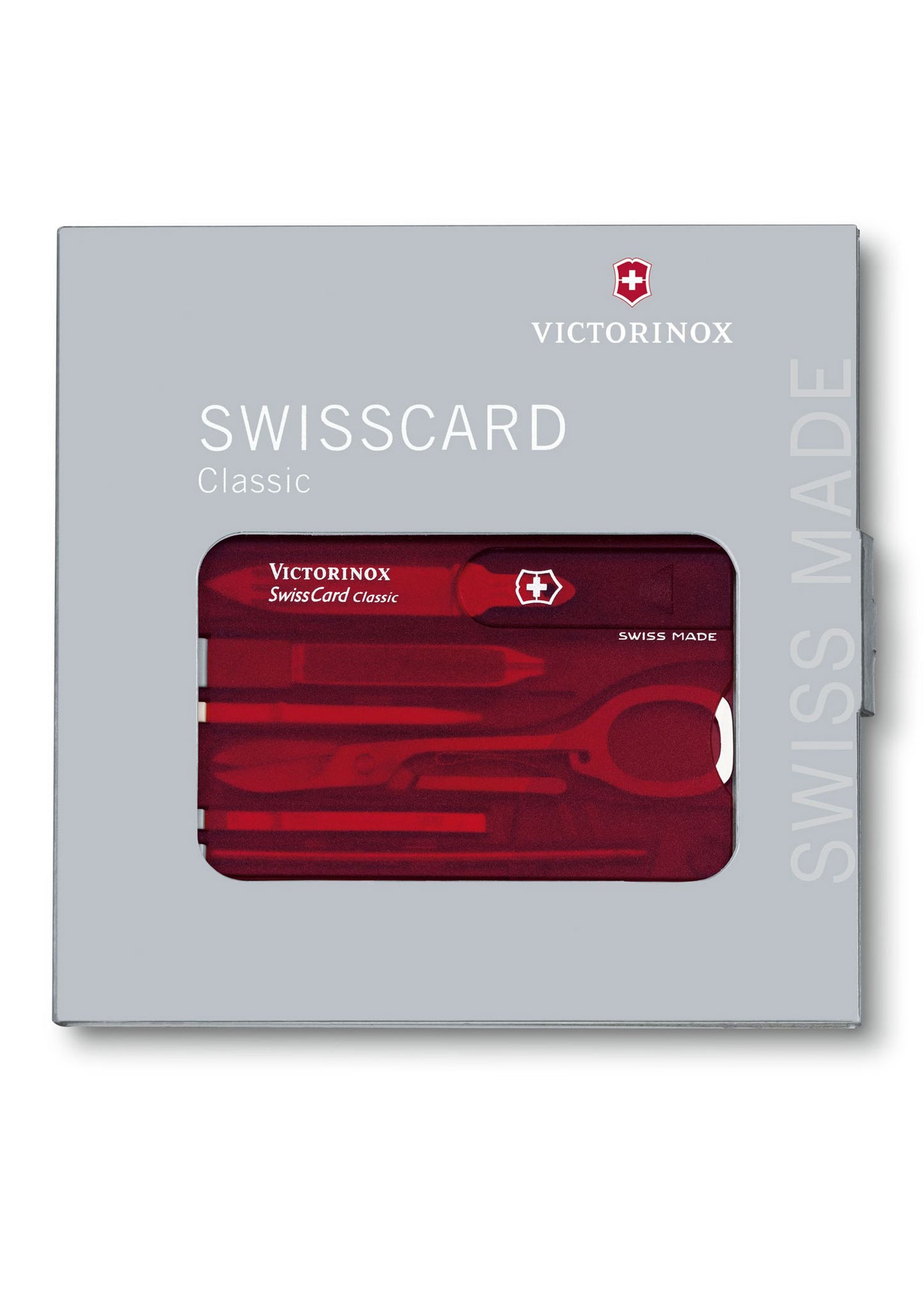Swiss Card Classic Rouge transparent - Victorinox-T.A DEFENSE