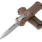Couteau automatique MINI Infidel Dark Earth - Benchmade-T.A DEFENSE