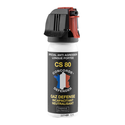 Aérosol Gaz CS 80 - 50 ml - Concorde-T.A DEFENSE