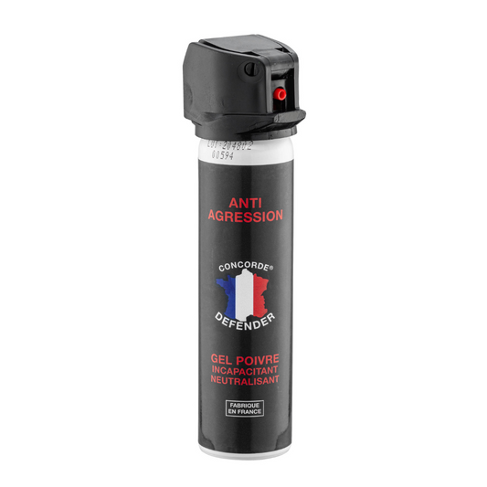 Aérosol Gel Poivre anti-agression - 75 ml - Concorde-T.A DEFENSE