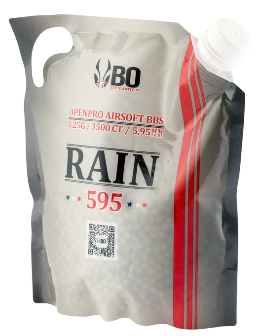 Billes airsoft 6mm 0.25g Rain 595 - BO Manufacture-T.A DEFENSE