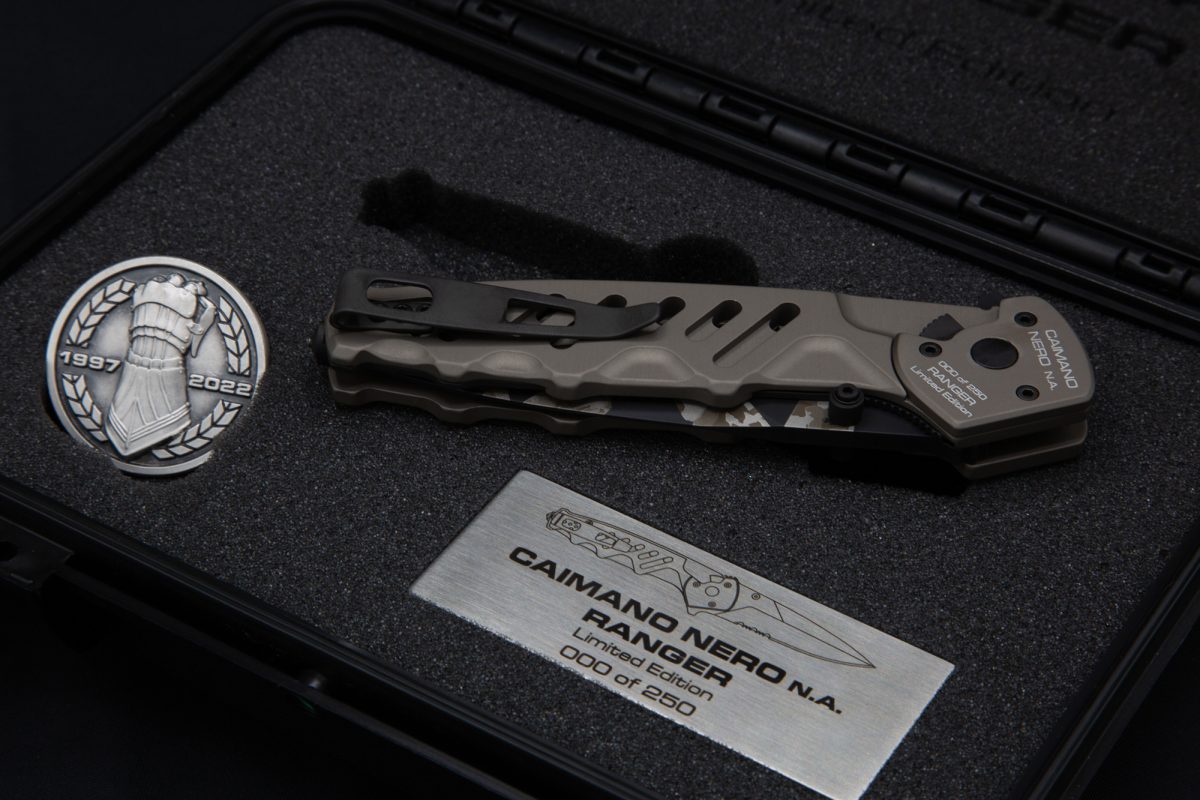 Couteau Caimano Nero N.A. Ranger Edition Limité - Extrema Ratio-T.A DEFENSE
