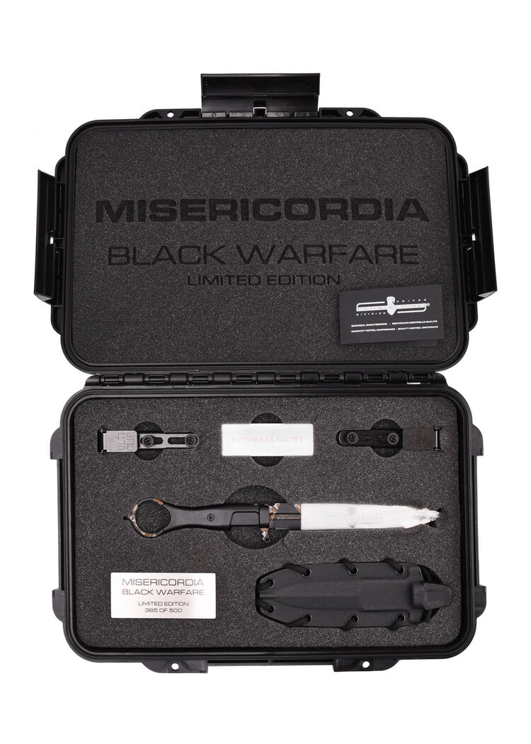 Couteau Misericordia Edition limité Black Warfare - Extrema Ratio-T.A DEFENSE