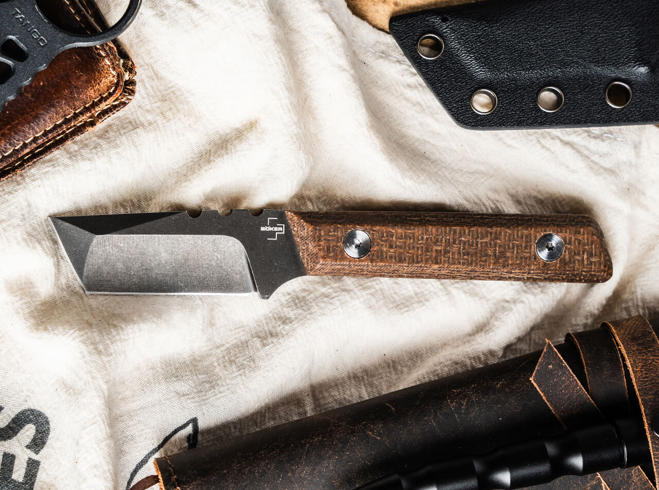 Couteau fixe Thicker Clipper - Boker-T.A DEFENSE
