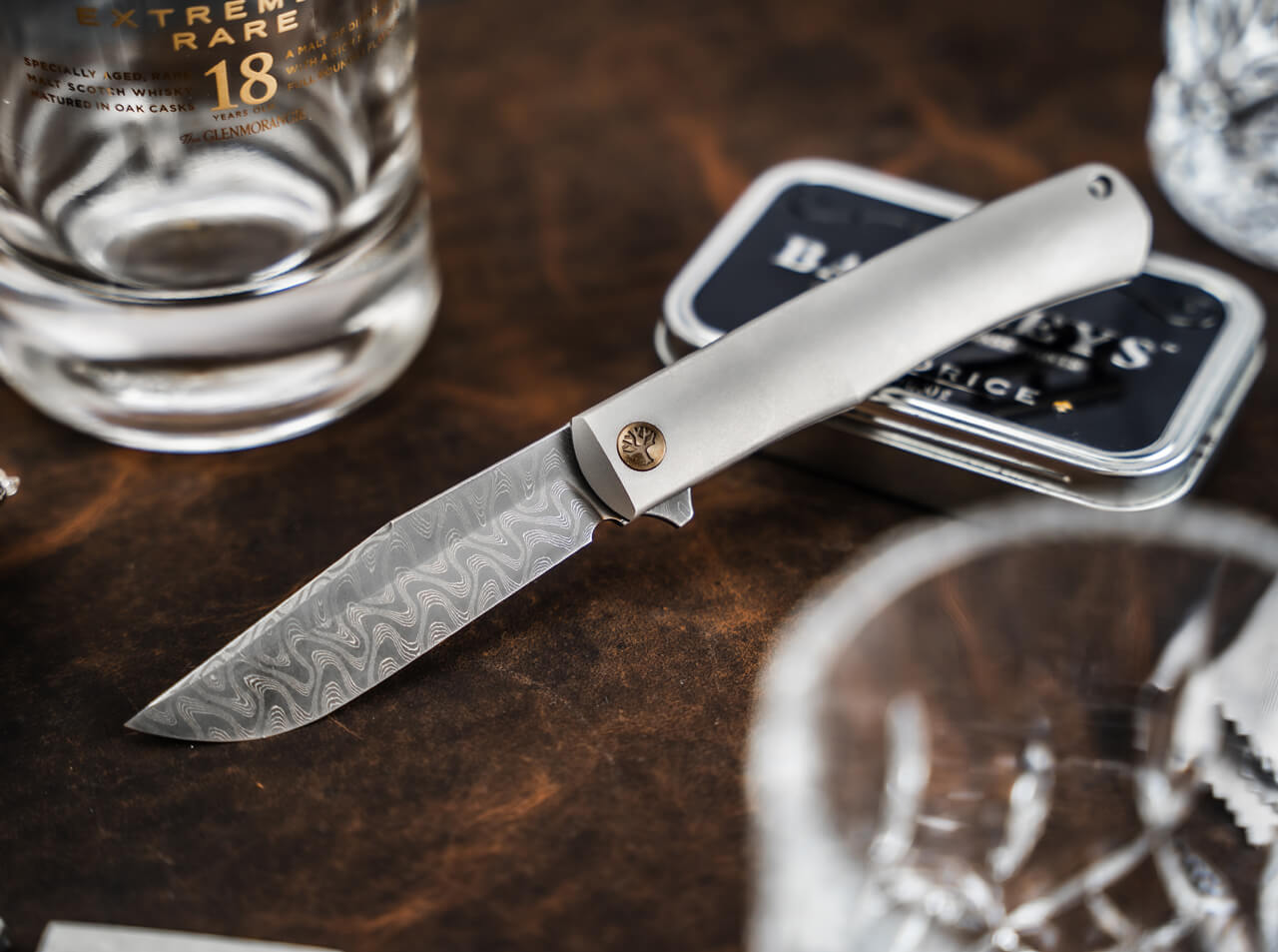 Couteau pliant Damast 2025 - Boker-T.A DEFENSE