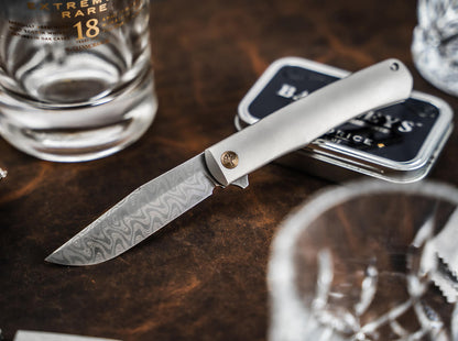 Couteau pliant Damast 2025 - Boker-T.A DEFENSE