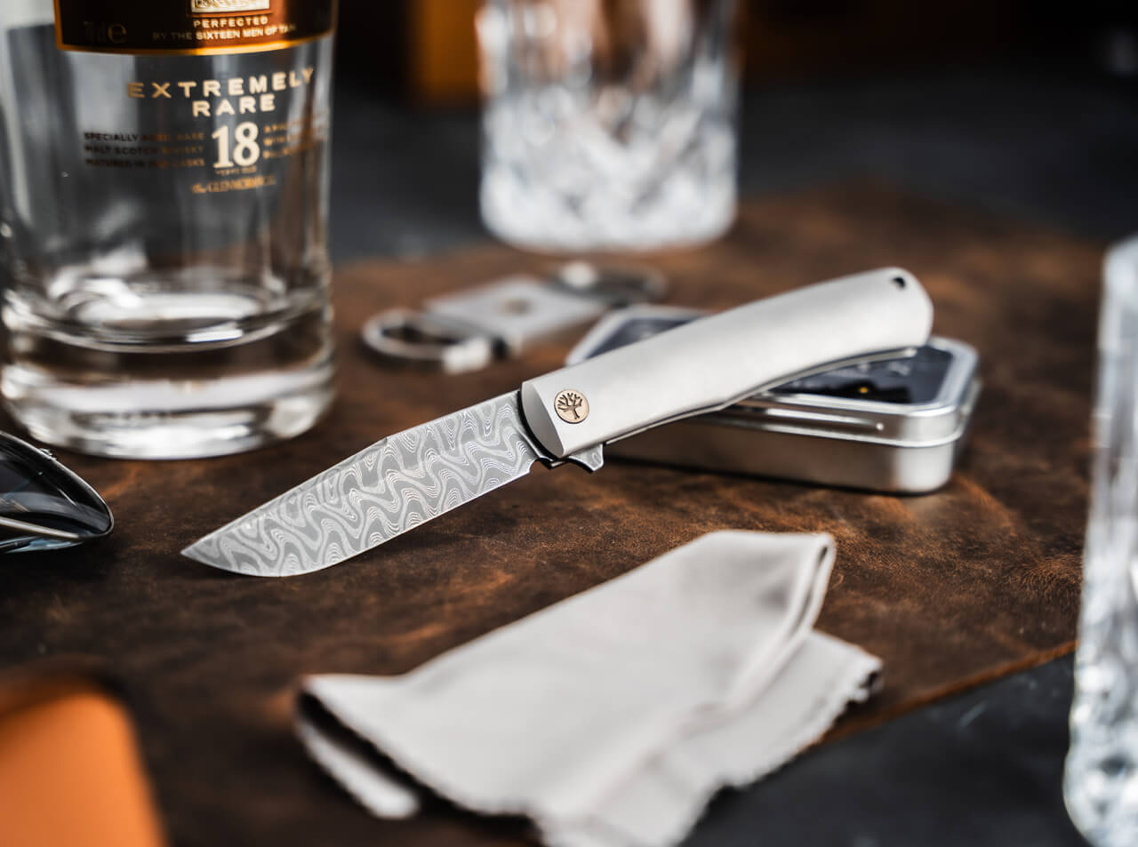 Couteau pliant Damast 2025 - Boker-T.A DEFENSE