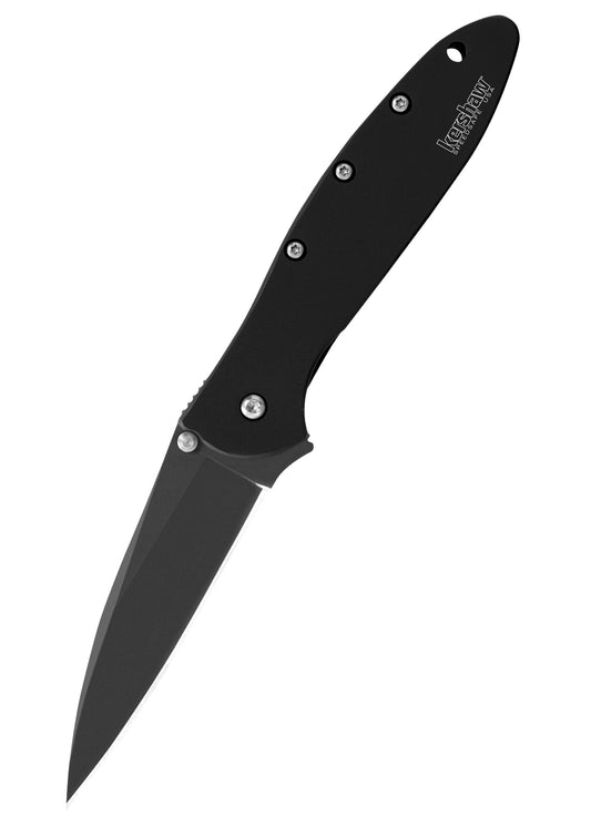 Couteau pliant Leek Black lame lisse - Kershaw-T.A DEFENSE