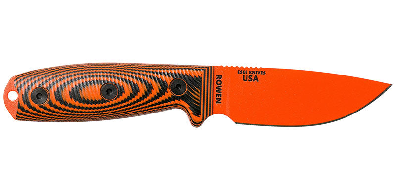Couteau à lame fixe ESEE-3 Orange ou vert - ESEE-T.A DEFENSE