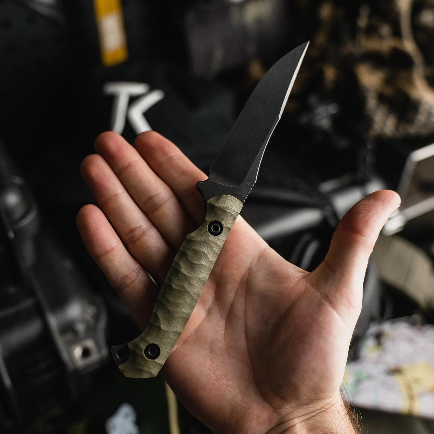 Couteau à lame fixe Krypteia - Toor Knives-T.A DEFENSE