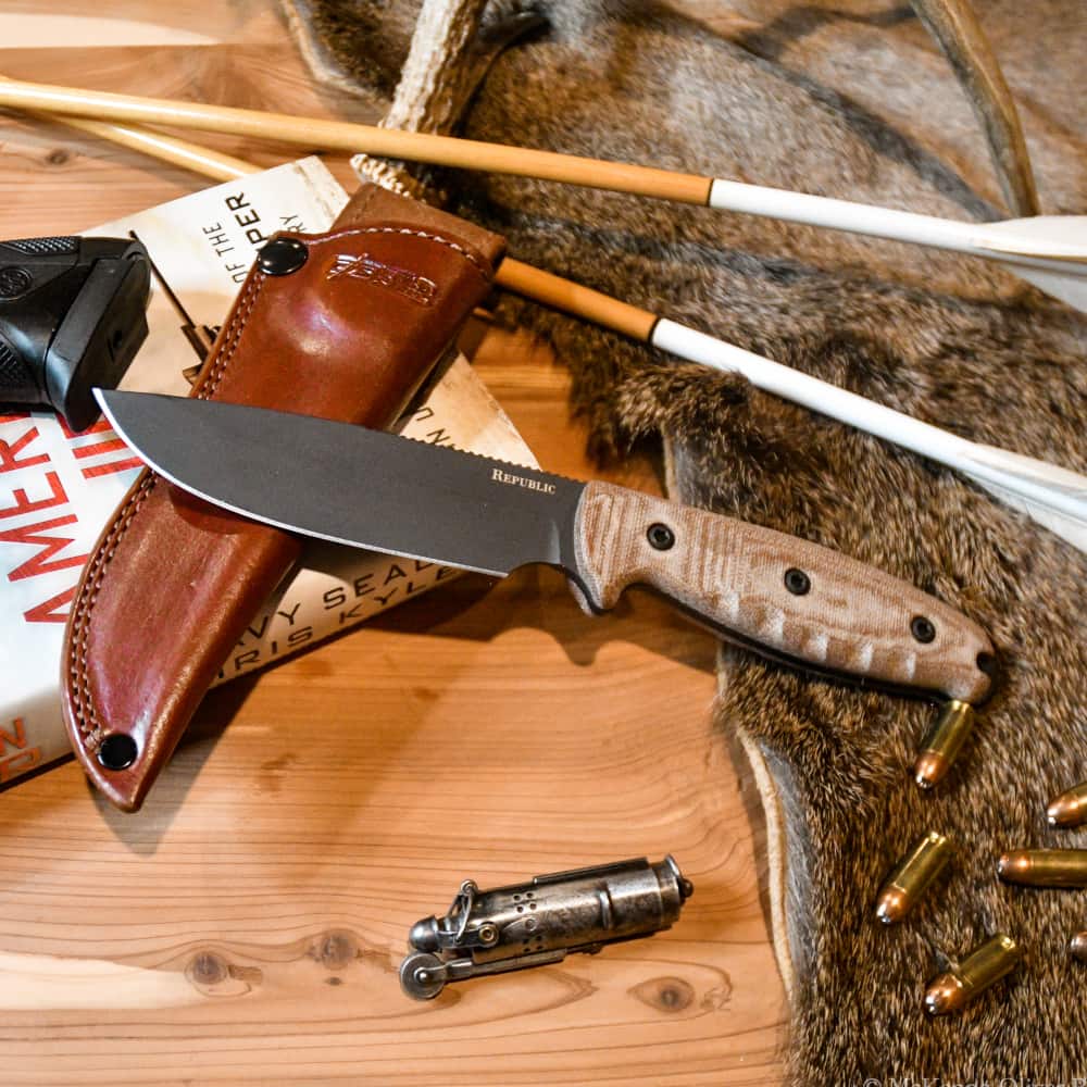 Couteau à lame fixe Republic Bushcraft - Cold Steel-T.A DEFENSE