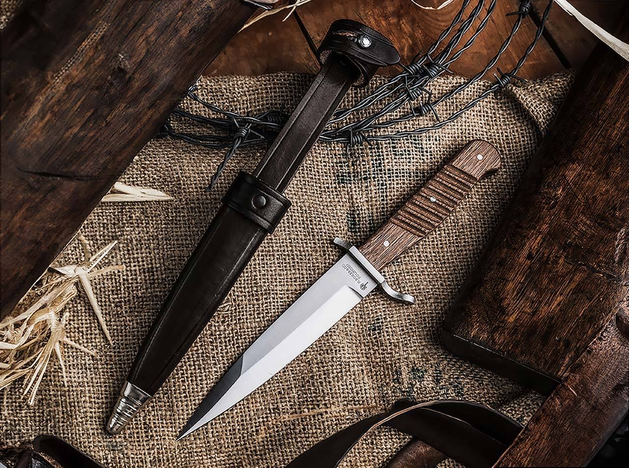 Couteau à lame fixe Trench Knife - Boker-T.A DEFENSE