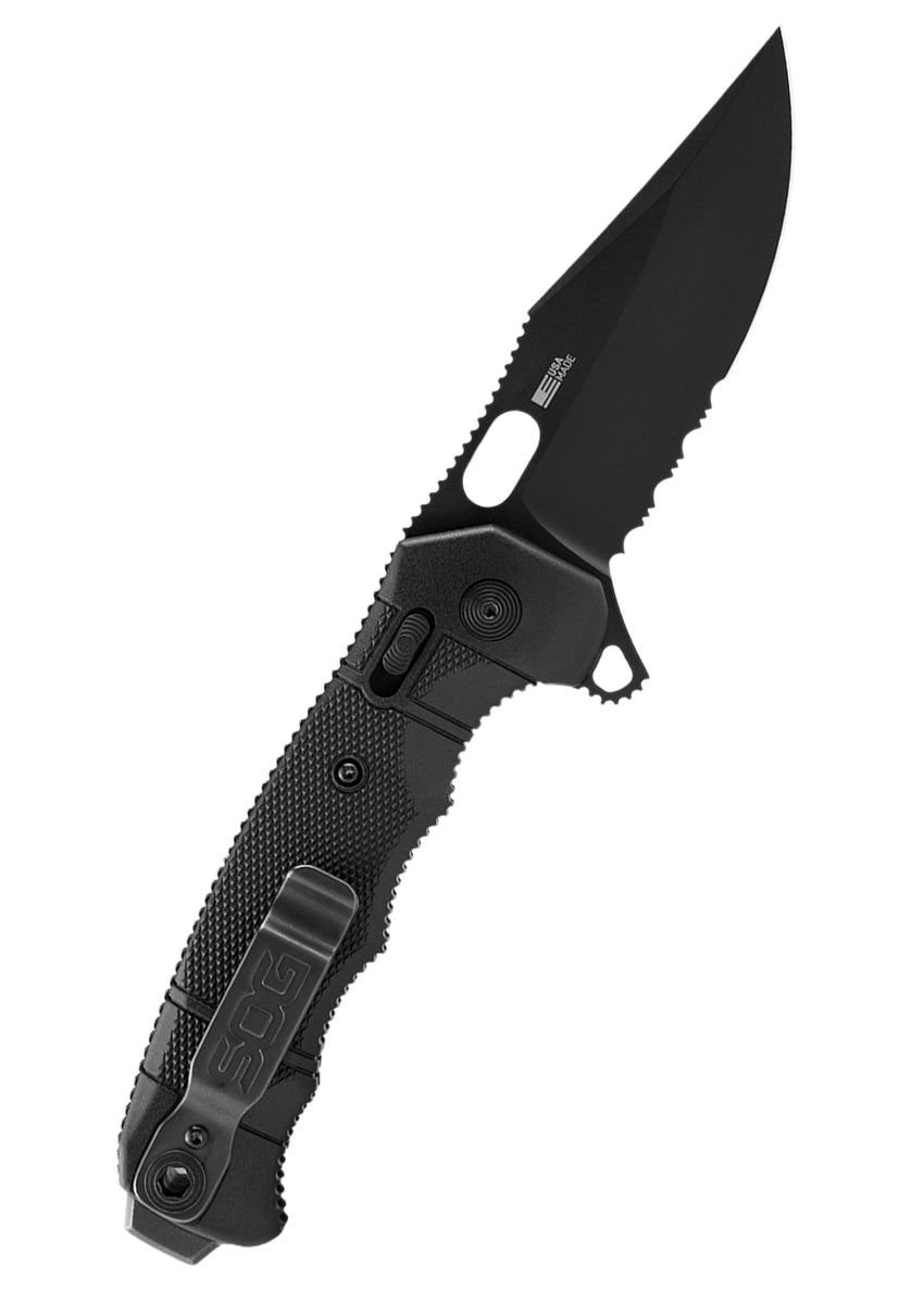 Couteau automatique Seal XR lame mixte - SOG-T.A DEFENSE