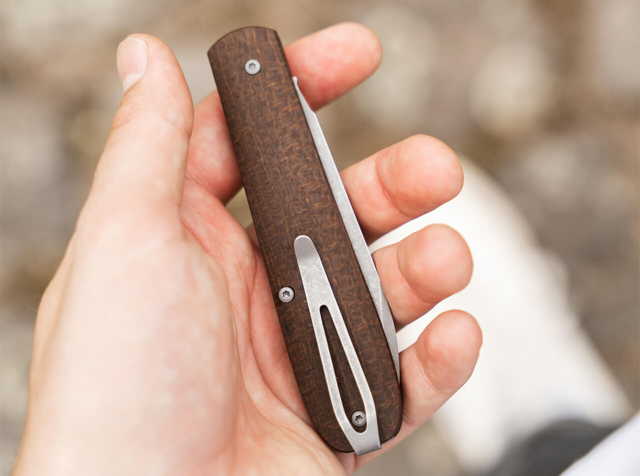 Couteau de poche Coffin Jute Micarta - Boker-T.A DEFENSE