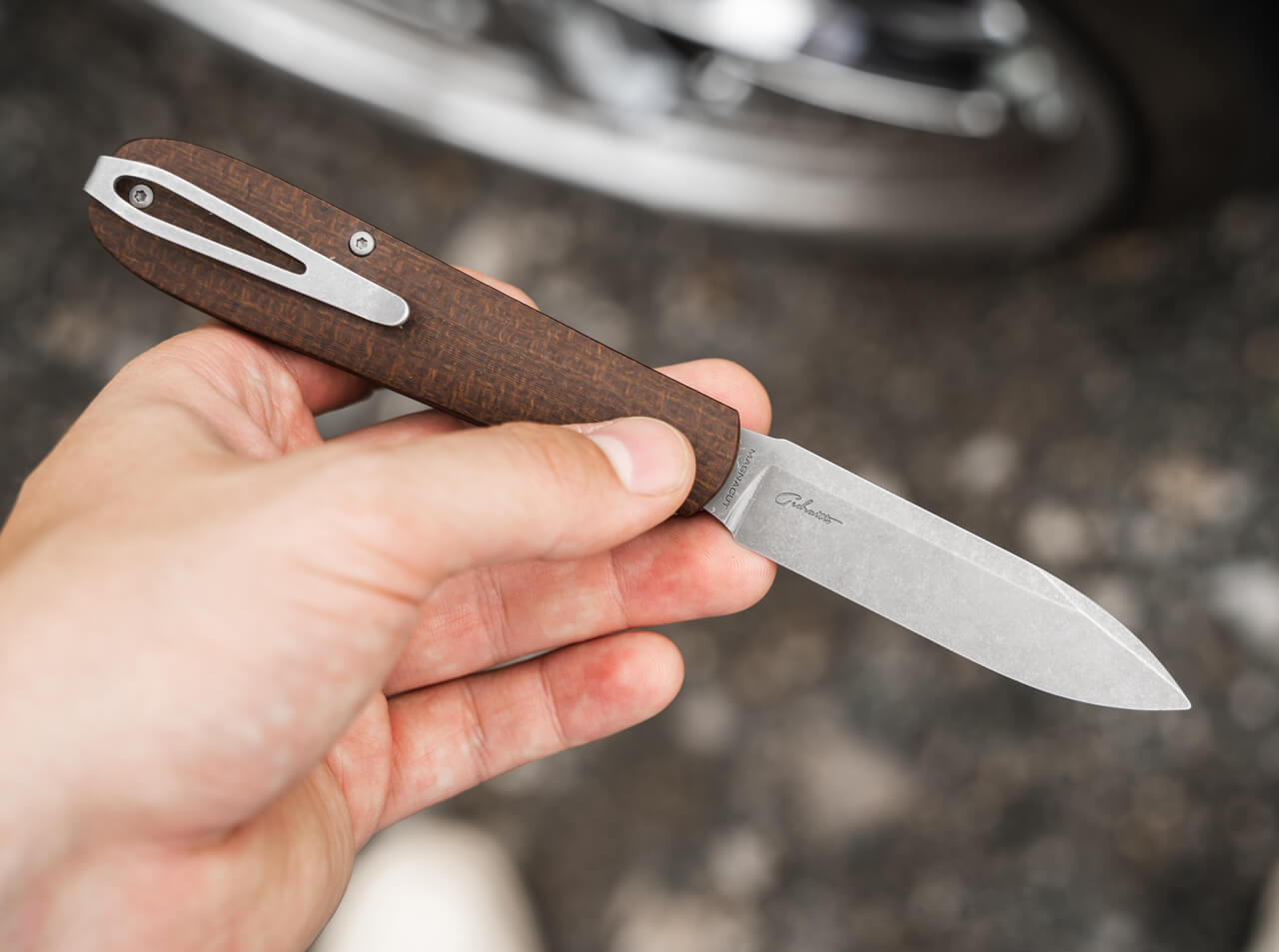 Couteau de poche Coffin Jute Micarta - Boker-T.A DEFENSE