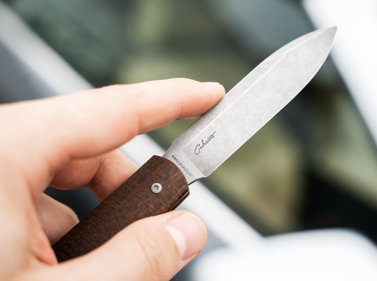 Couteau de poche Coffin Jute Micarta - Boker-T.A DEFENSE