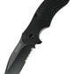 Couteau de poche à lame mixte ou lisse Clash - Kershaw-T.A DEFENSE