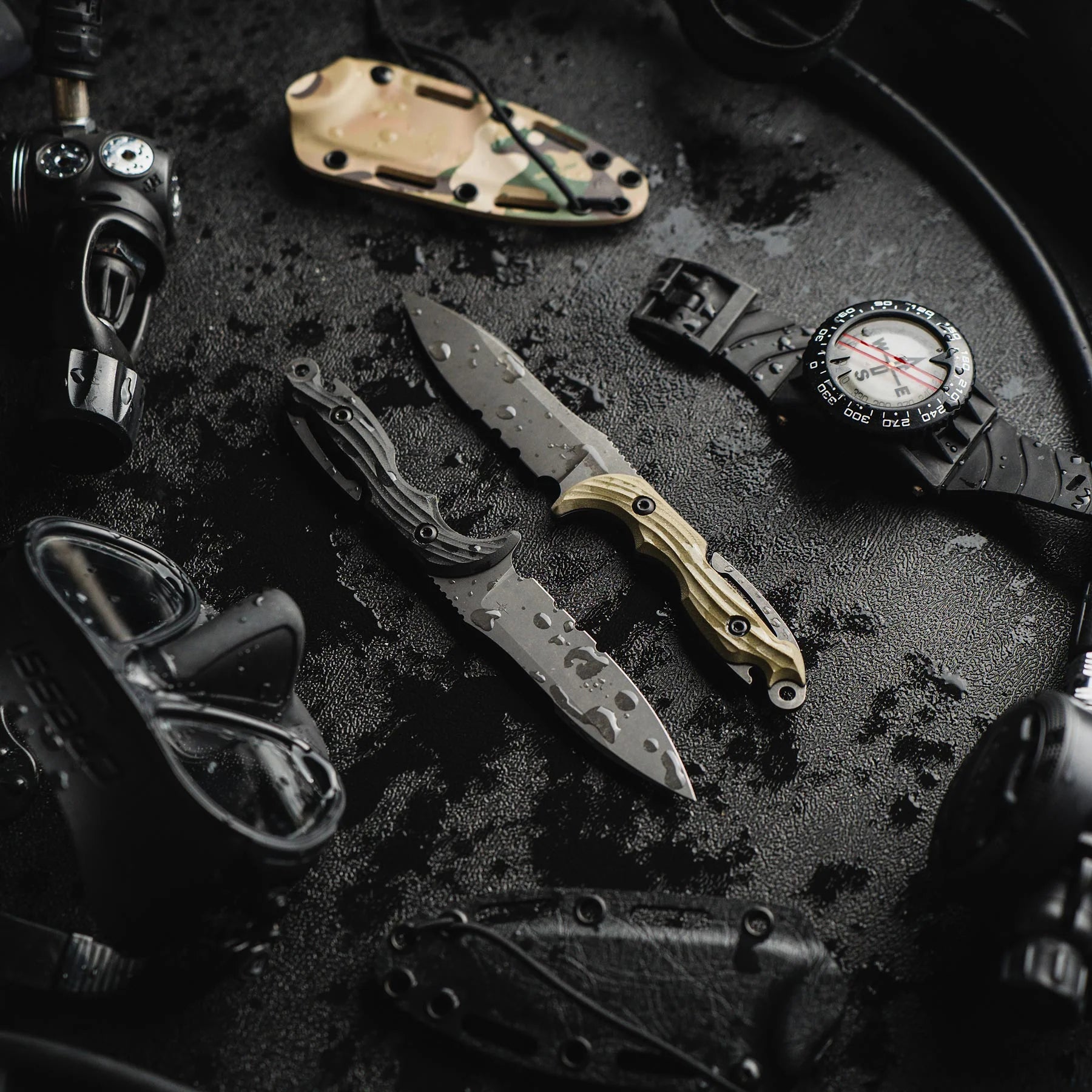 Couteau fixe marin M.U.F. Diver - Toor Knives-T.A DEFENSE
