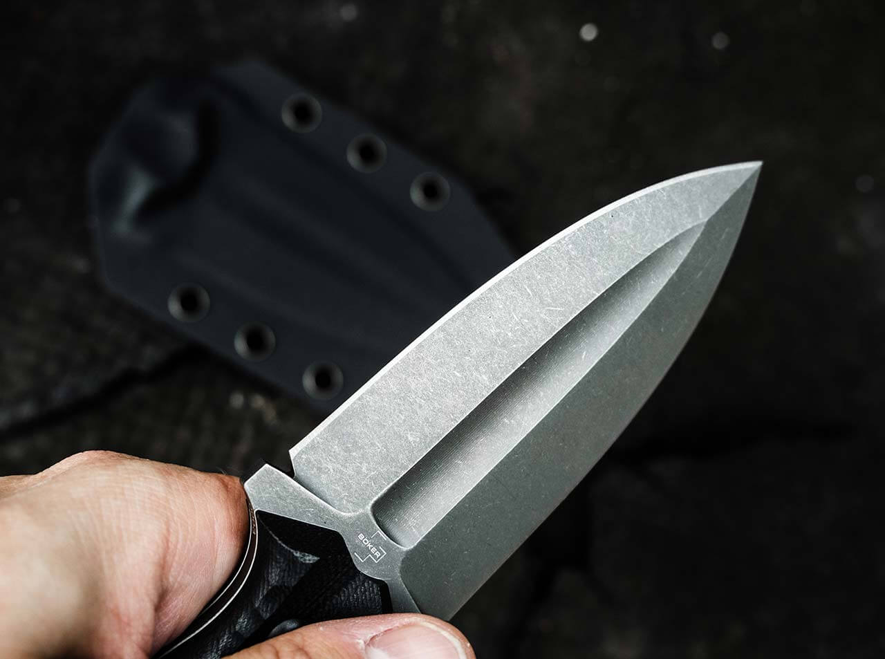 Couteau fixe tactique W1 - Boker-T.A DEFENSE