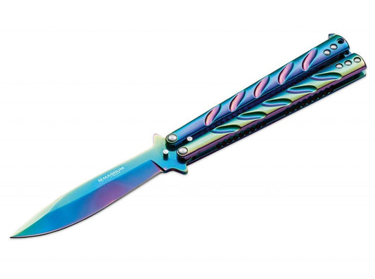 Couteau papillon Balisong Rainbow - Boker-T.A DEFENSE