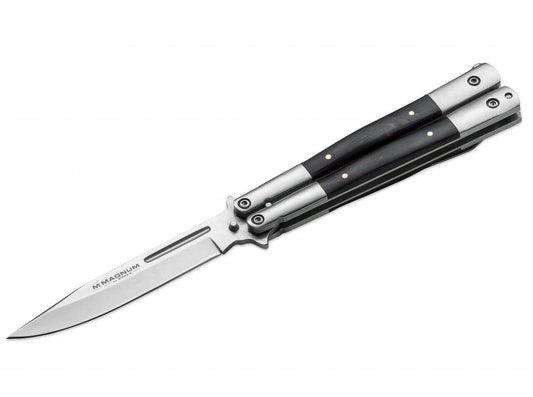 Couteau papillon Balisong Wood Pakka - Boker-T.A DEFENSE