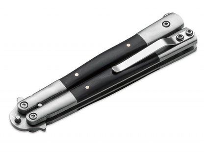 Couteau papillon Balisong Wood Pakka - Boker-T.A DEFENSE