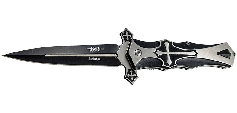 Couteau pliant Croix des croisés - Joker-T.A DEFENSE