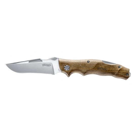 Couteau pliant ADF Adventure Folder Wood - Walther-T.A DEFENSE