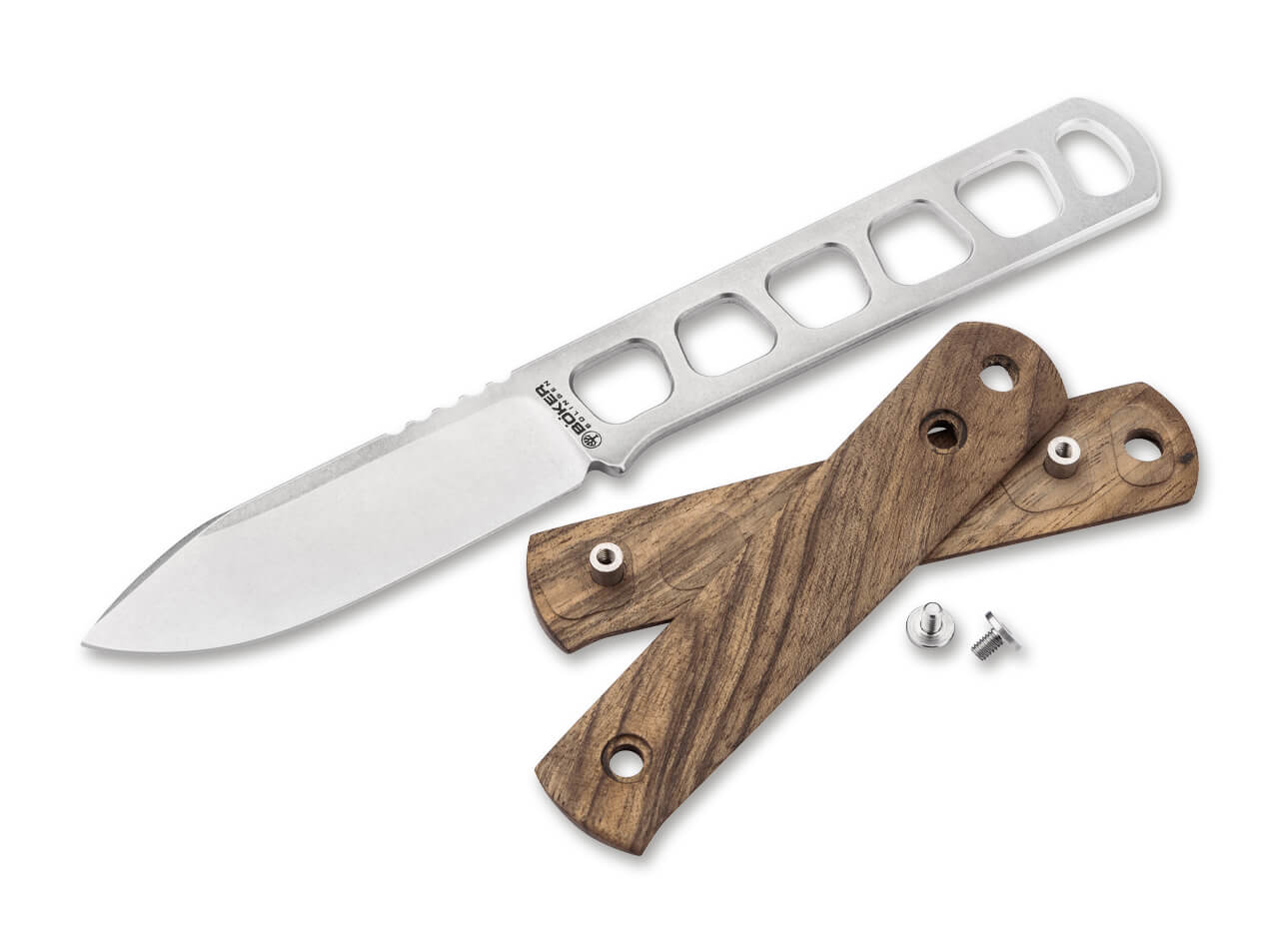 Couteau fixe BFF Packlite Walnut - Boker-T.A DEFENSE
