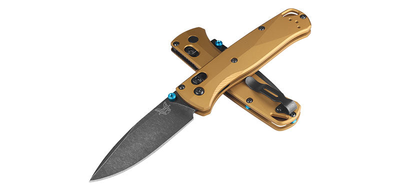 Couteau pliant Bugout Burnt Brass - Benchmade-T.A DEFENSE