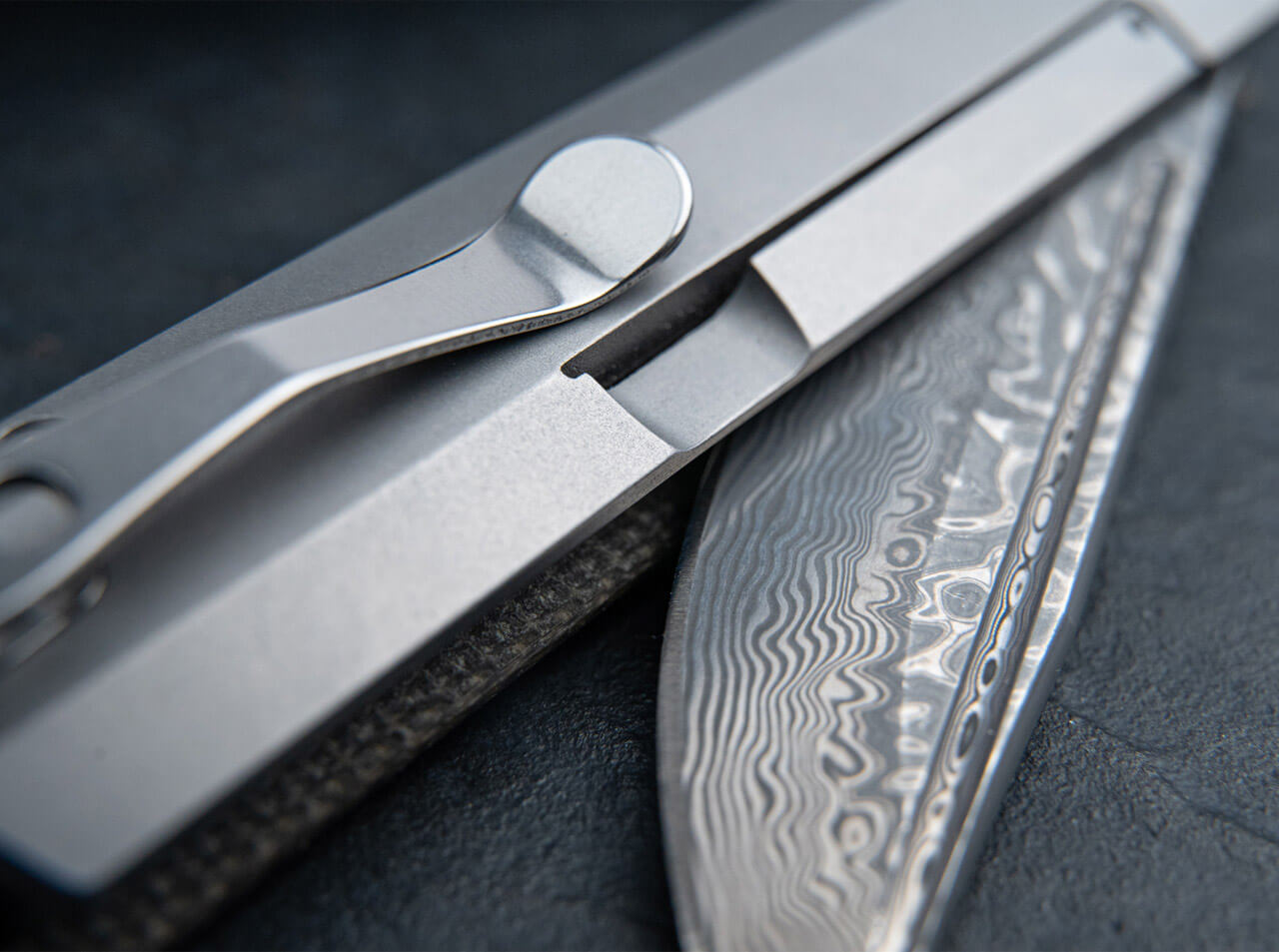 Couteau pliant Cataclyst Damascus - Boker-T.A DEFENSE
