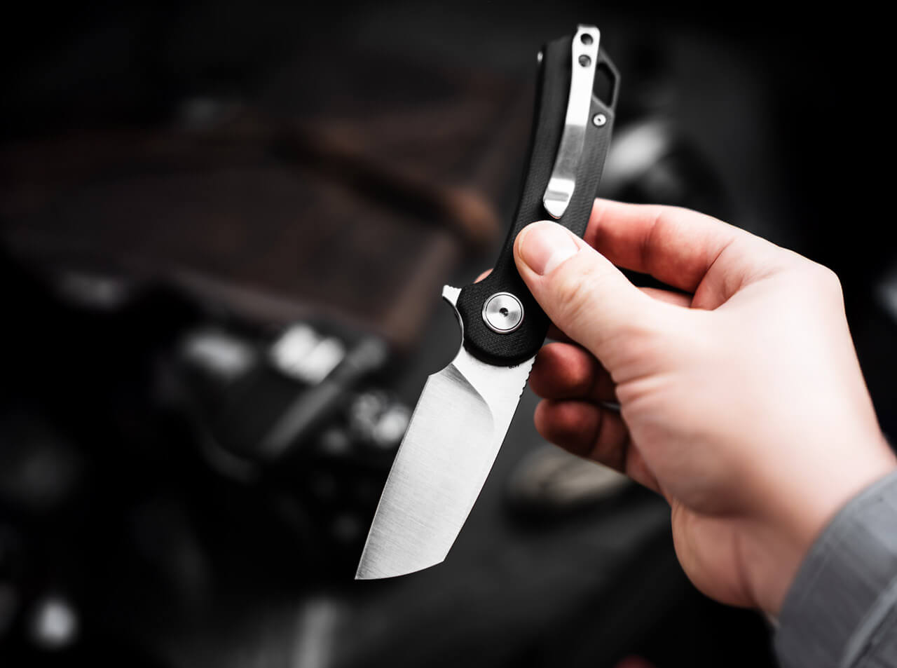 Couteau pliant Cliff Wharn - Boker-T.A DEFENSE