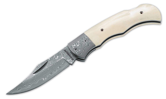 Couteau pliant Damascus Bone - Boker-T.A DEFENSE