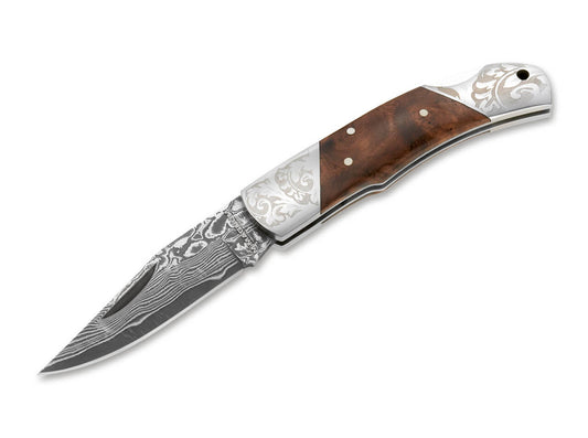 Couteau pliant Damascus Duke - Boker-T.A DEFENSE