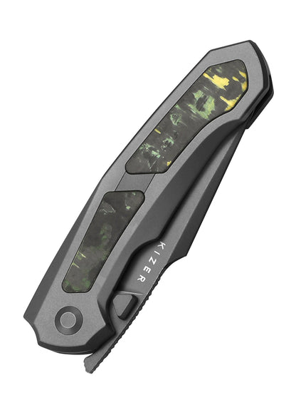 Couteau pliant Feweed Carbon - Kizer-T.A DEFENSE