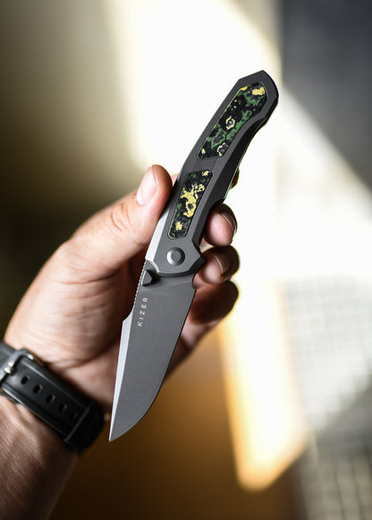 Couteau pliant Feweed Carbon - Kizer-T.A DEFENSE