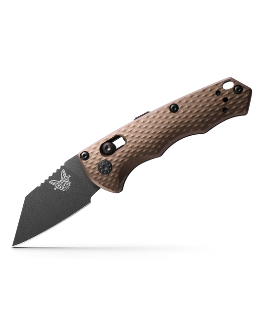 Couteau pliant Partial Immunity Bronze ou Vert - Benchmade-T.A DEFENSE