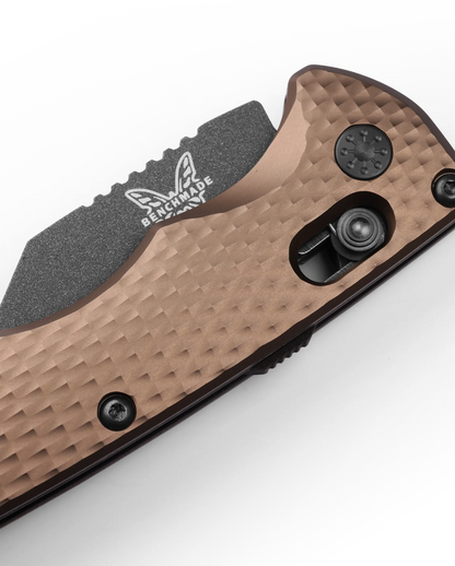 Couteau pliant Partial Immunity Bronze ou Vert - Benchmade-T.A DEFENSE