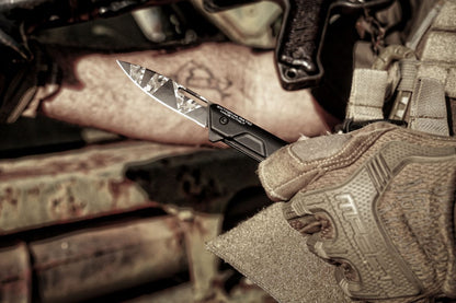 Couteau tactique Ferrum T Black Warfare - Extrema Ratio-T.A DEFENSE