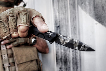 Couteau tactique Ferrum T Black Warfare - Extrema Ratio-T.A DEFENSE