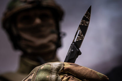Couteau tactique Ferrum T Black Warfare - Extrema Ratio-T.A DEFENSE