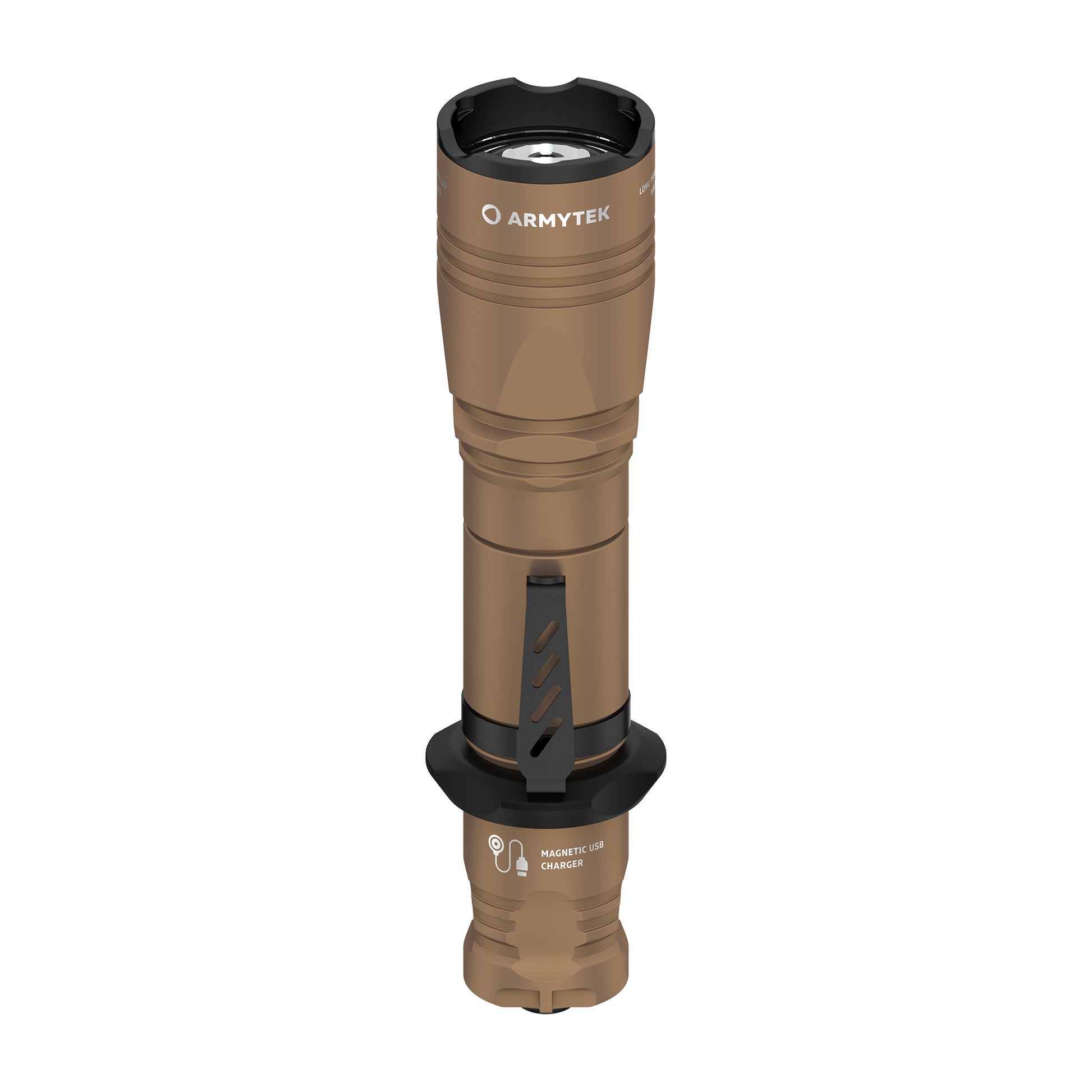 Lampe tactique Dobermann Pro Magnet USB Olive/Sand - Armytek-T.A DEFENSE