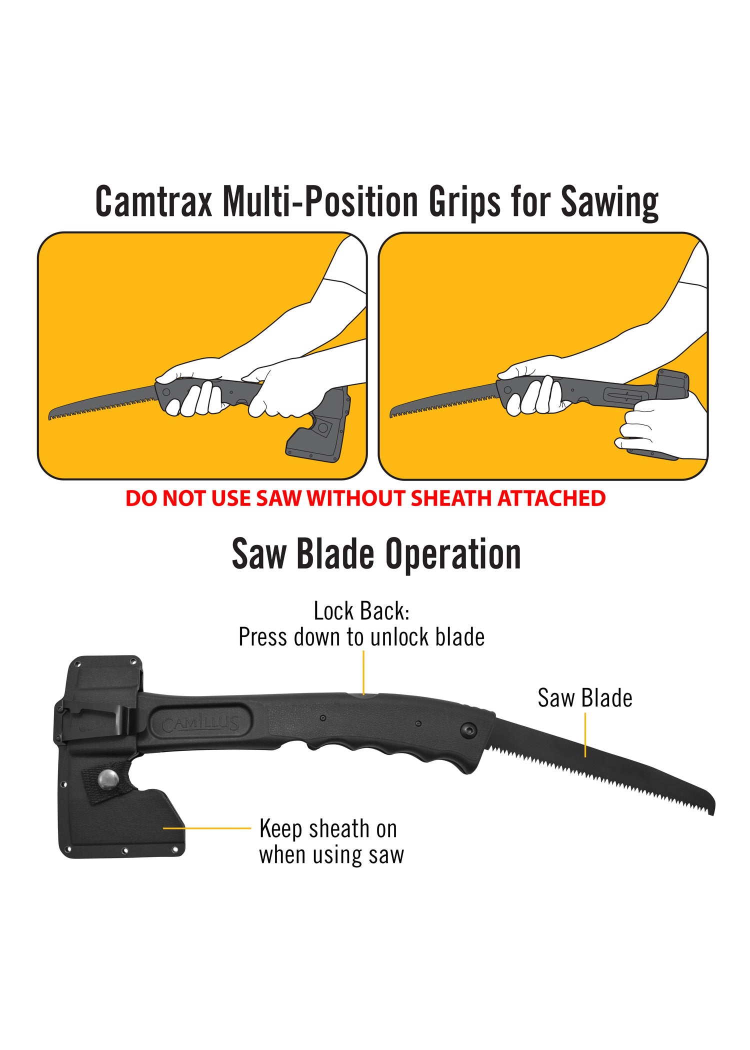 Hachette CAMTRAX 3 en 1 - Camillus-T.A DEFENSE