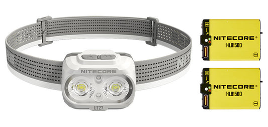 Lampe frontale UT27 - 2 batteries incluses - Nitecore-T.A DEFENSE