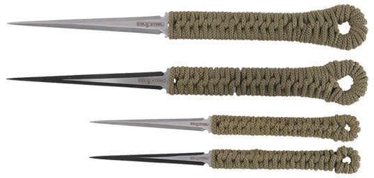 Lot de 4 pointes de lancer avec étui - Cold Steel-T.A DEFENSE
