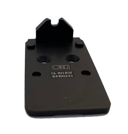 Plaquette adaptatrice Glock MOS RSF hausse intégrée pour Trijicon RMR / Holosun 407C / 507C / 508T - CH Precision-T.A DEFENSE